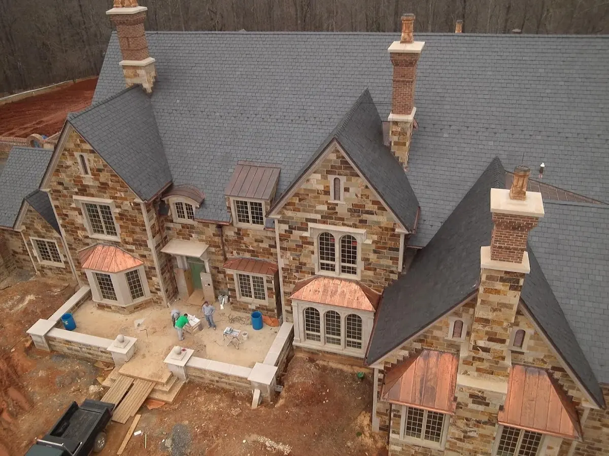 Craftsman Roofing Slate Roof Repair project in Hartfield Acres